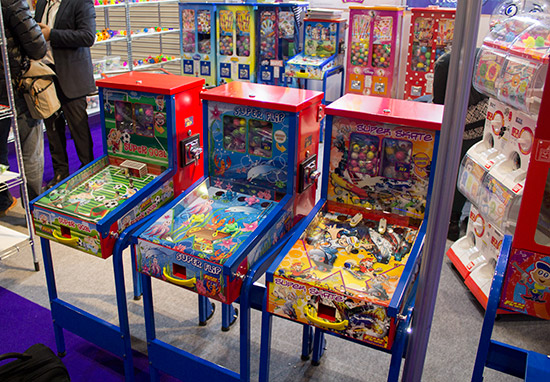 Kids' pinball dispensers
