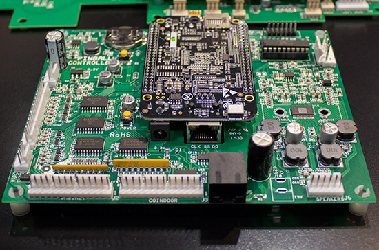 The CPU board for Medieval Madness
