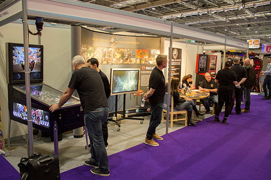 The Heighway Pinball stand