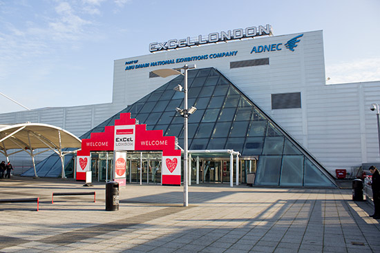 The ExCel London Exhibition Centre