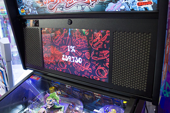 The display and speaker panel