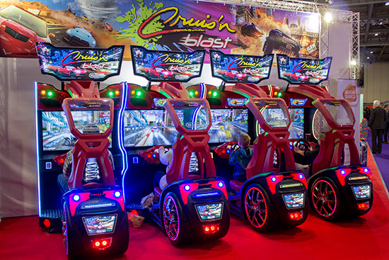 Big multi-player driving games are always popular here