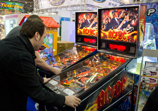 Stern's AC/DC at the Electrocoin stand