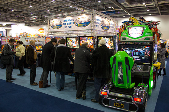 Stern Pinball on the Electrocoin stand