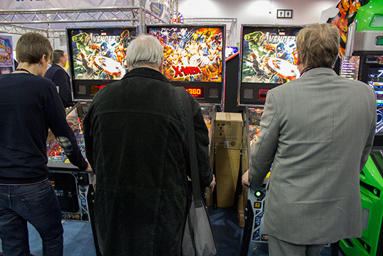 Their Avengers Pro and X-Men Pro machines