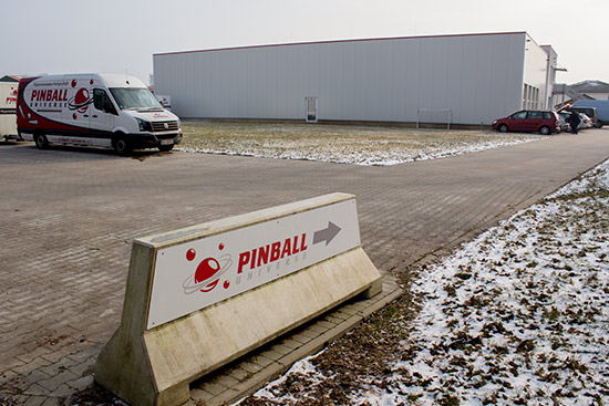 The Pinball Universe building in B&uuml;nde
