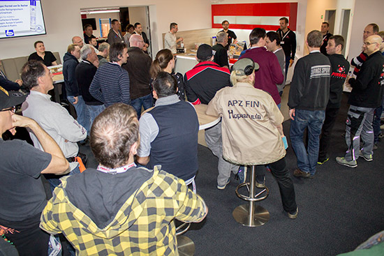 Players learn the rules and the timings for the day's activities