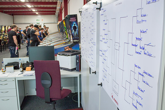 The winner and loser brackets begin to fill up
