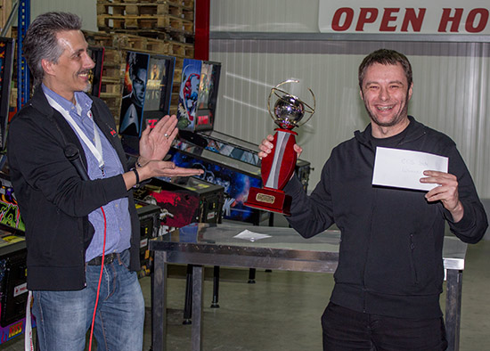 Winner of Saturday's side tournament, Ern&ouml; Rotter
