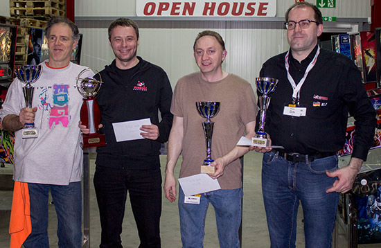 The top four in Saturday's side tournament