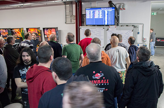 Players discover their opponent and the machine they will be playing