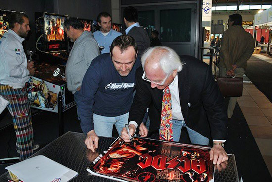 Gary Stern signs AC/DC translites