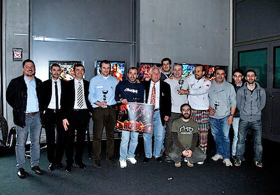 Players, sponsors and organisers at the Spring Enada show 2013