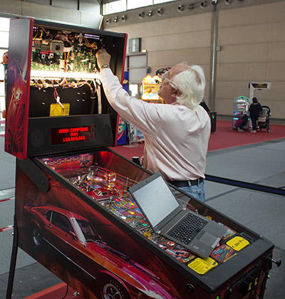 Gar Stern installs the latest version of the Mustang code