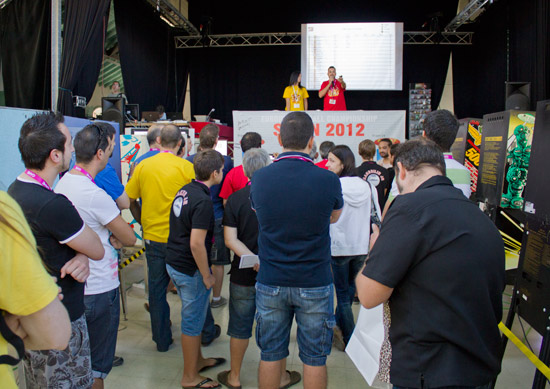 Players are advised of the rules and the format