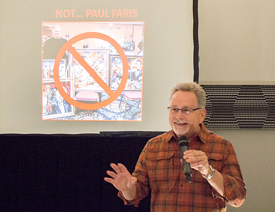 Greg Freres, NOT Paul Faris