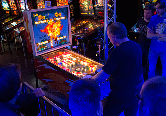 Andreas Harre plays in the Classic Tournament final