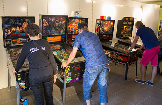 Free-play practice machines