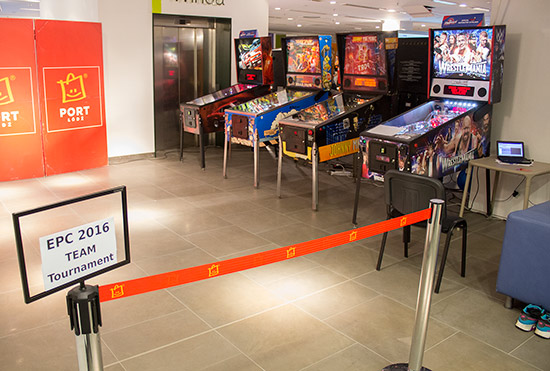 The Team Tournament area
