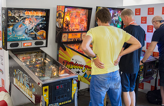 Free-play practice machines