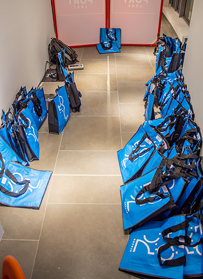 Goodie bags for the players