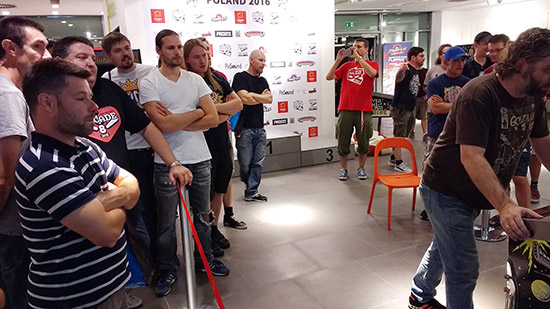 Despite being held on Saturday evening, a good crowd watched the final