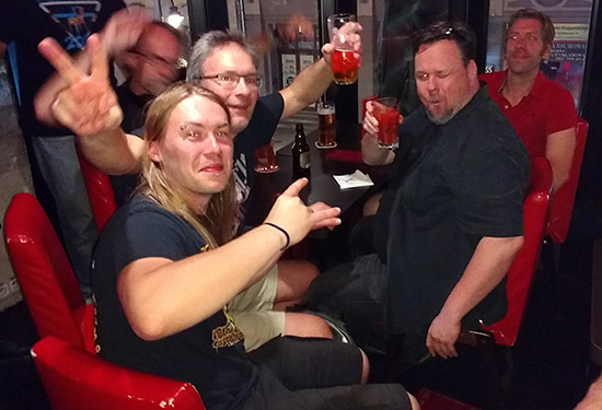 Team Sweden celebrate their Team Tournament win