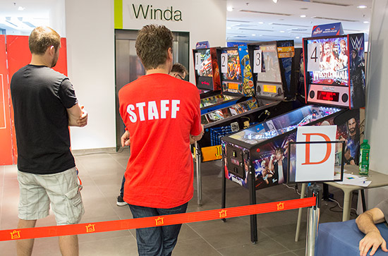 The Team Tournament machines formed the new Zone D for the play-offs