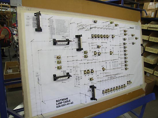 A bare cable forming guide