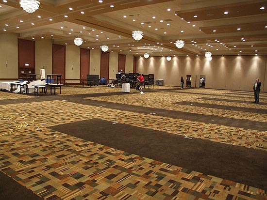 The main exhibition hall