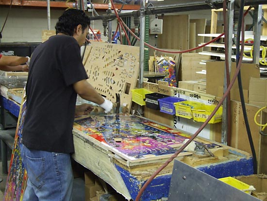 Adding T-nuts to the top surface