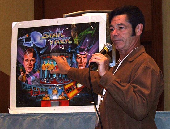 The Data East Star Trek backglass