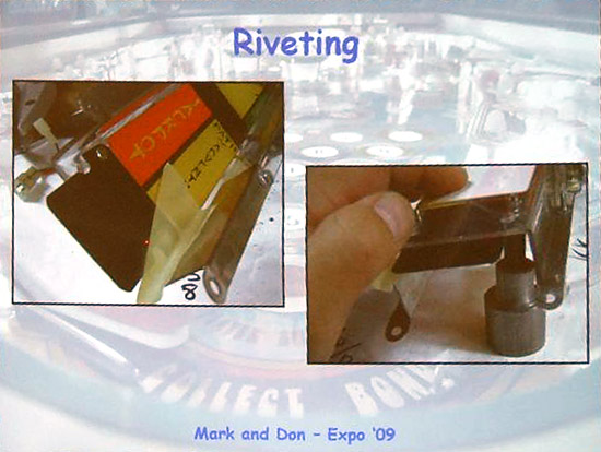 Reveting the flap onto the ramp