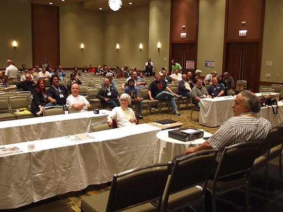 The LTG Show audience enjoys Lloyd's reminiscences