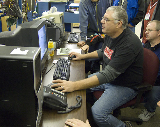 John Rotharmel demonstrates the 3D design and visualisation software