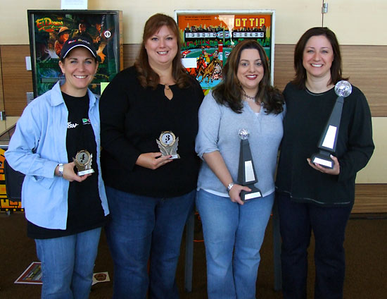 Women's Division top four