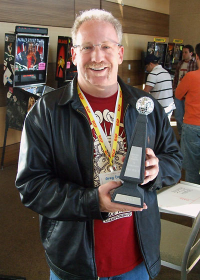 Second placed Greg Davis