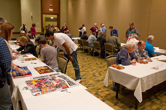 The autograph session