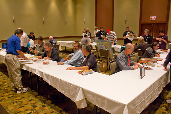 The autograph session