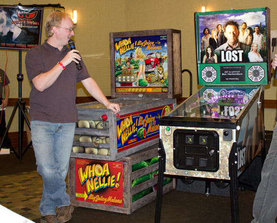 Ben Heckendorn with his Lost game