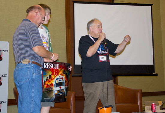 Another prize is given away