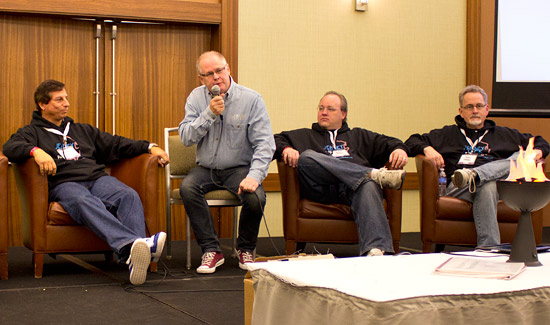 Jack Guarnieri, Gary Flower (moderator), Keith Johnson & Greg Freres