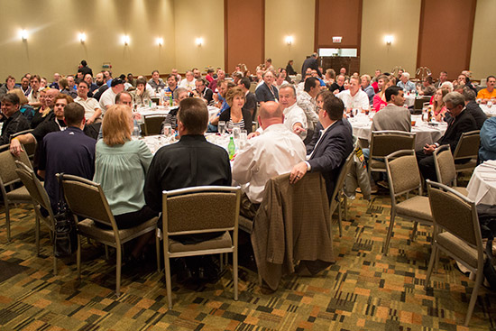 The banquet guests
