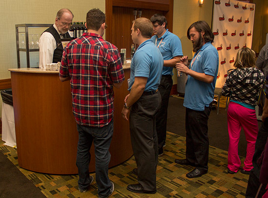 If all that playing built up a thirst, a cash bar was available