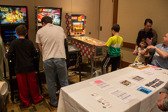 Finally, Midwest Pinball brought three machines representing different technologies