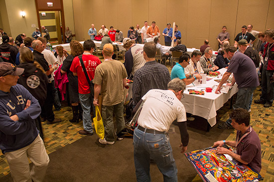 The autograph session