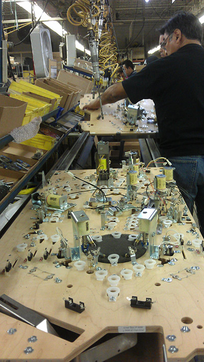 Now it's starting the look more like a proper playfield