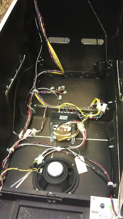 Adding the transformer, speaker and associated cabling