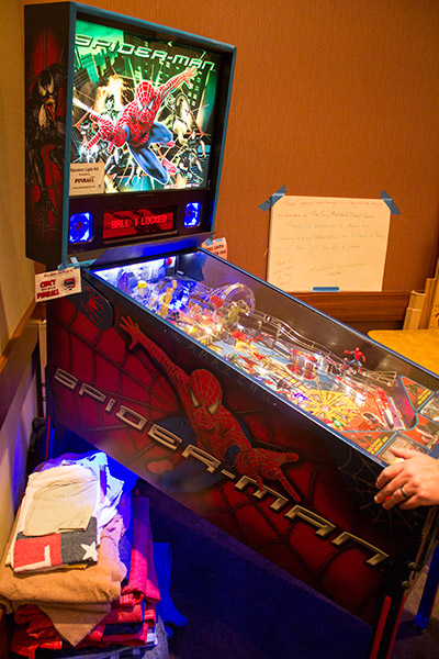 Spiderman Pinball Game Backglass LED Sign Light Topper