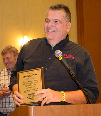 Pinball Expo Hall of Fame inductee, Lonnie Ropp